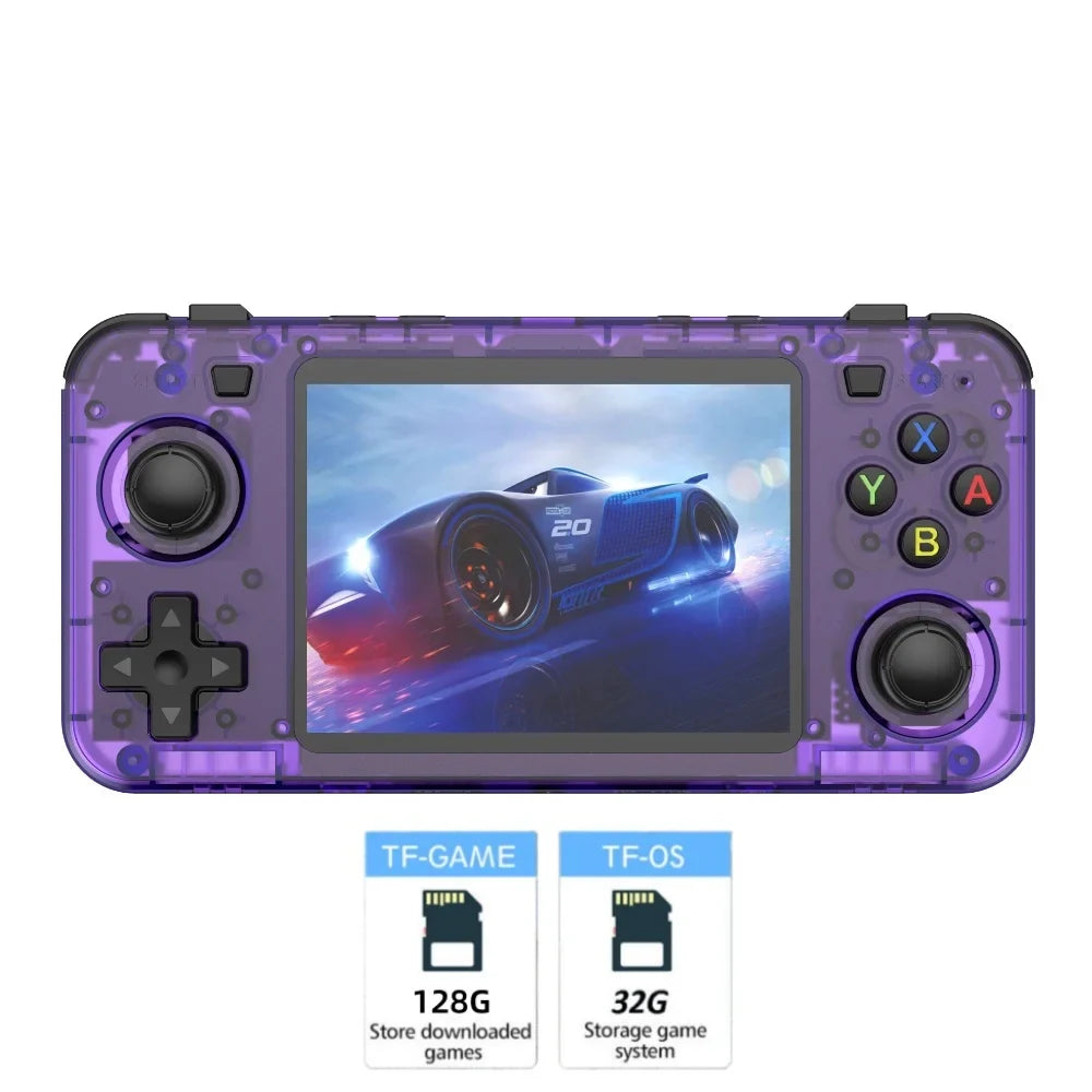 Horizontal Retro Handheld Game Console 3.5-inch (8.9 cm) Portable Pocket Player 64GB - 15,000+ Classic Games