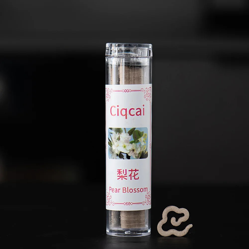 Shaped Mini Incense 42-Pack Tube, Jasmine Lavender Sandalwood Aromatherapy for Yoga & Meditation