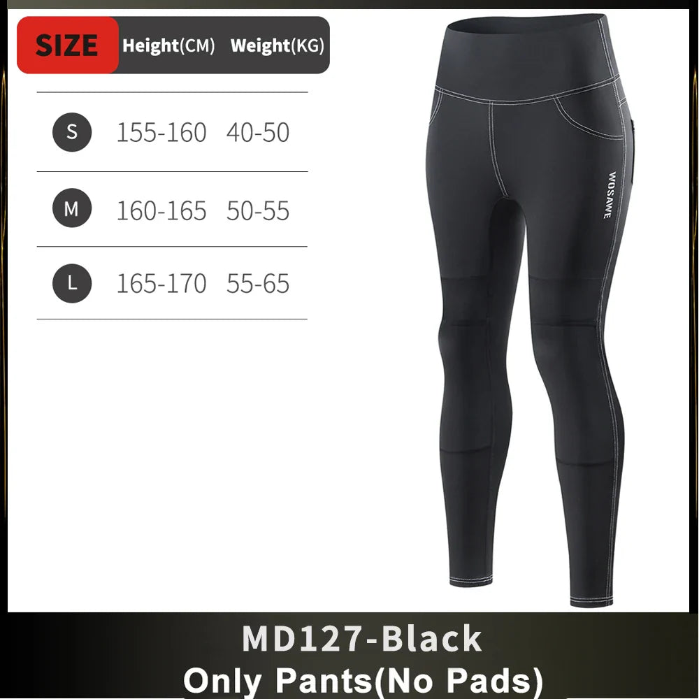 Women's High-Waist Motorcycle Riding Pants with Removable Knee Pads, Reflective Commuter & Fitness Trousers