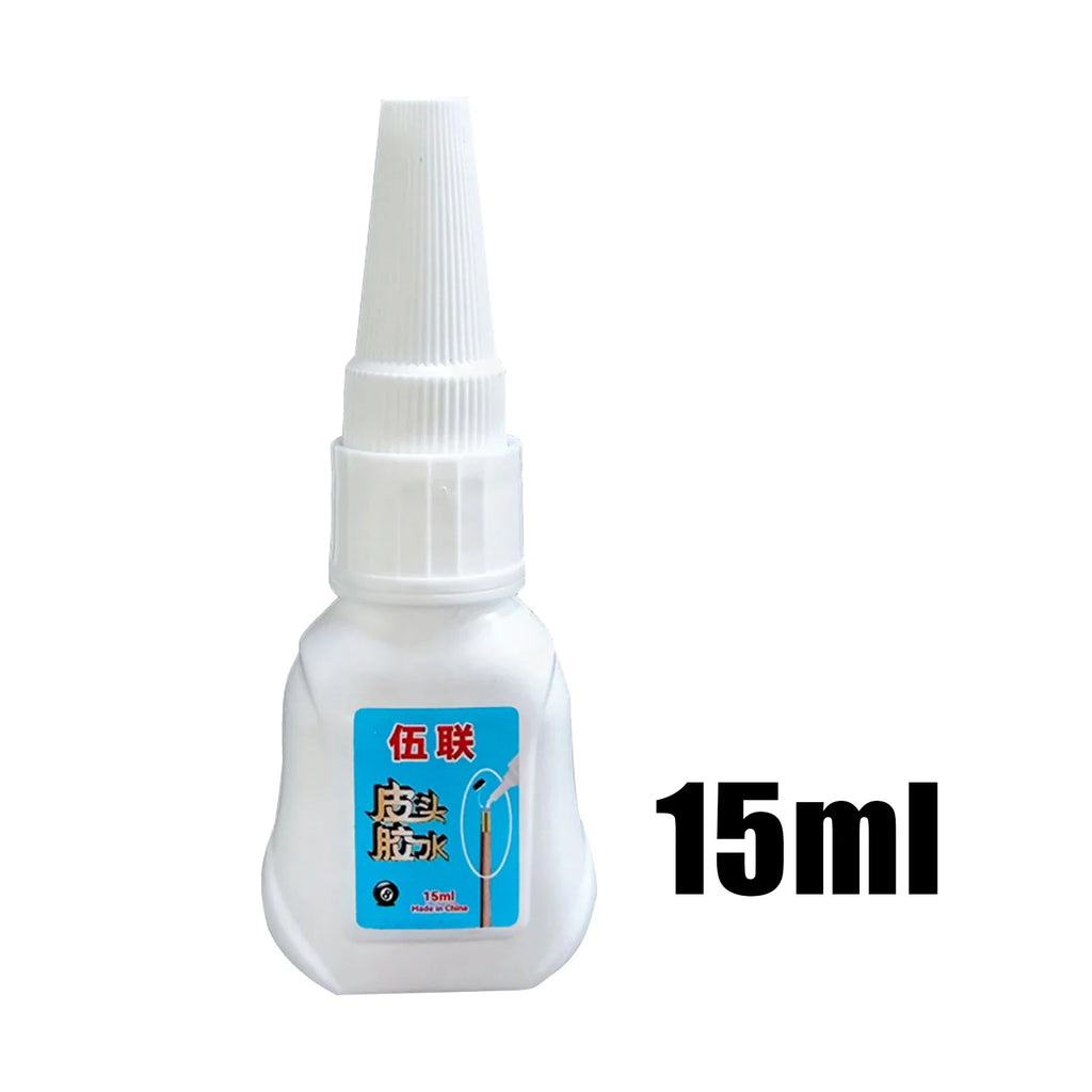 Pool Cue Tip Glue — Billiard Cue Repair Adhesive for Leather & Wood Tips, 10 g