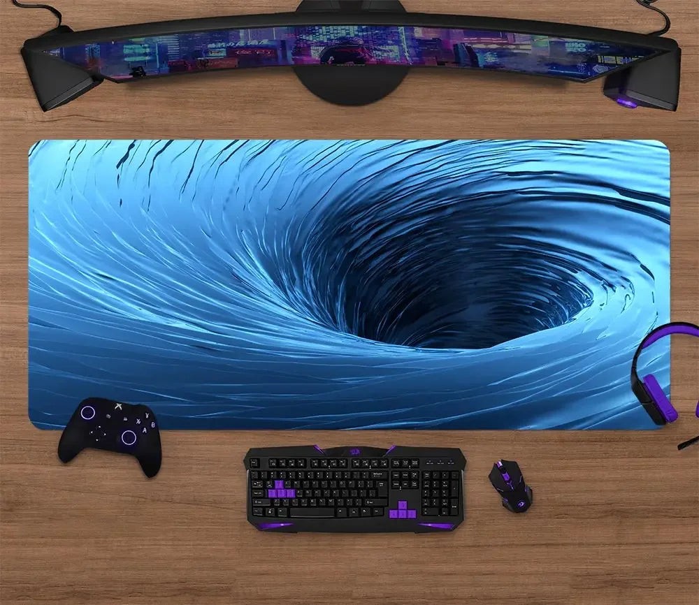 Large Gaming Mouse Pad Desk Mat XL Extended Keyboard & Mouse Pad — 30x80 / 40x90 / 50x100 cm (11.8x31.5, 15.7x35.4, 19.7x39.4 in)