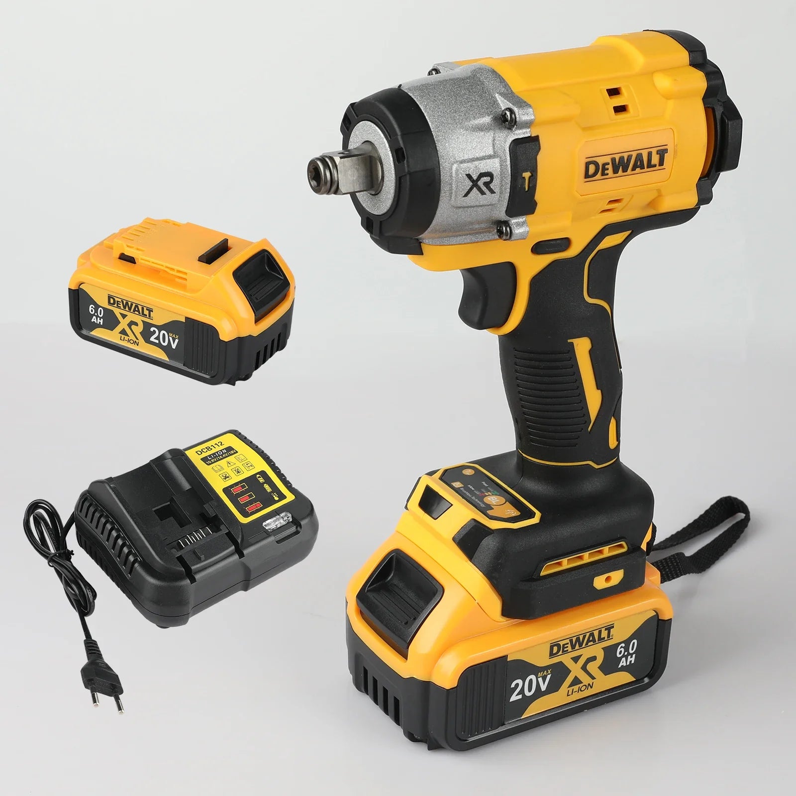 20V Cordless 1/2-inch (12.7 mm) Impact Wrench — Brushless, Variable Speed, 610 N·m (450 ft·lb) Max Torque, Detent Pin Anvil