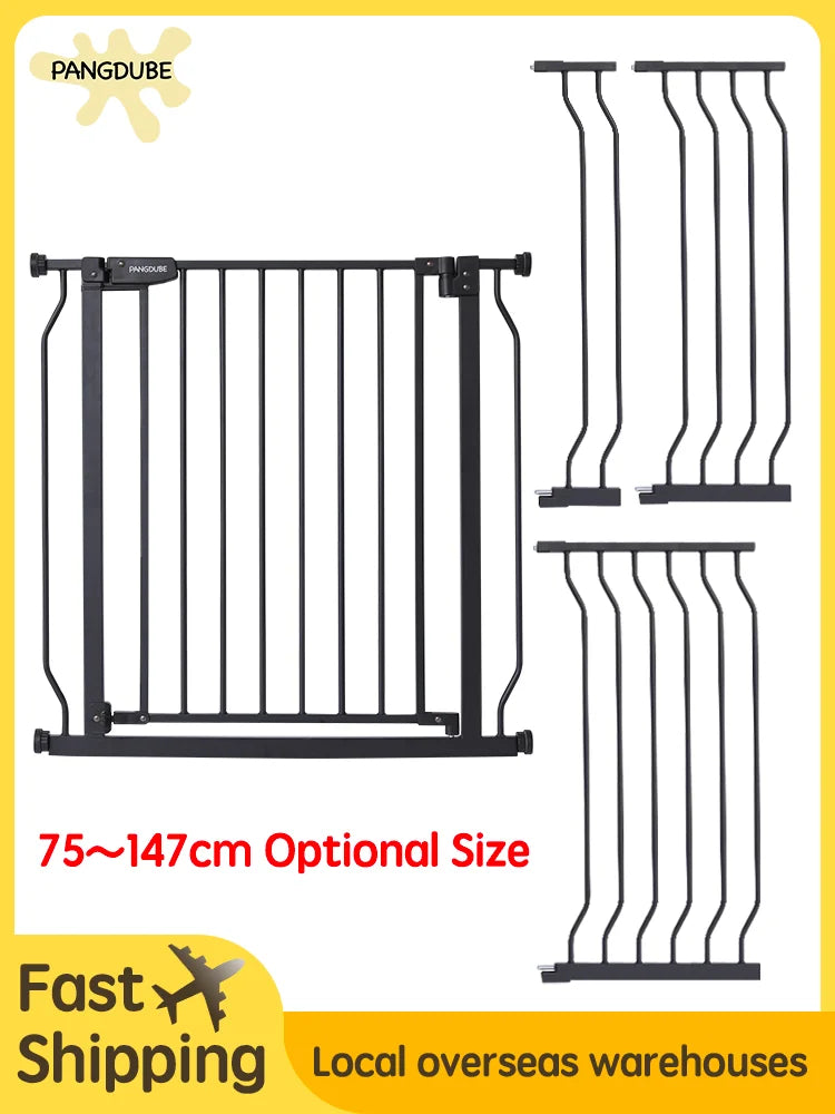 Adjustable Baby Playpen & Safety Gate for Stairs — Child and Pet Security Door