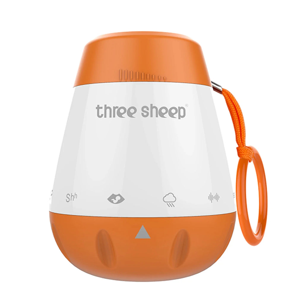 Baby White Noise Machine Voice-Activated Sleep Soother for Infants — 6 Soothing Sounds, Rechargeable & Portable