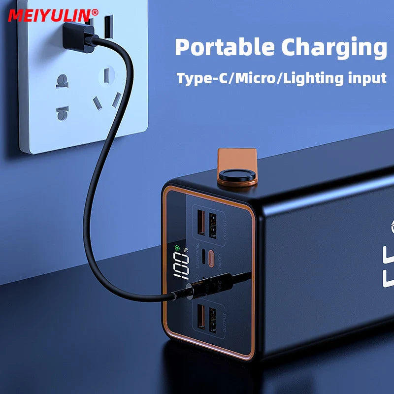 50000/30000mAh High-Capacity Power Bank 22.5W USB-C Fast Charging Portable External Battery for iPhone Samsung Xiaomi