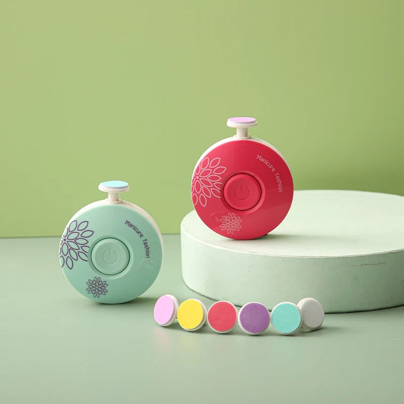 Baby Electric Nail Trimmer Kit - Nail Polisher & Clippers for Newborns and Toddlers