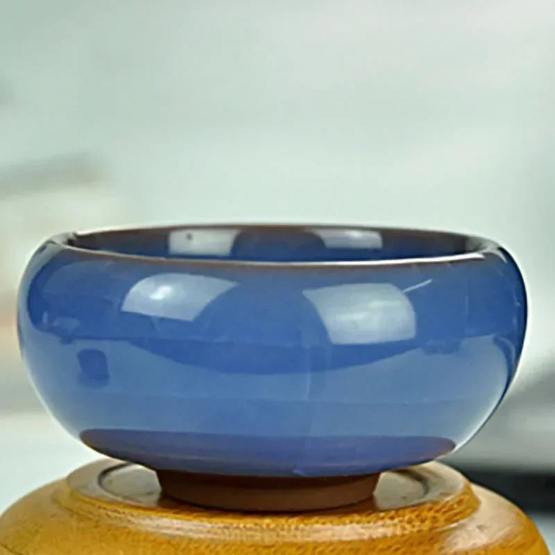 Handmade Ice Crack Ceramic Candlestick Decorative Candle Holder for Home, Party & Wedding