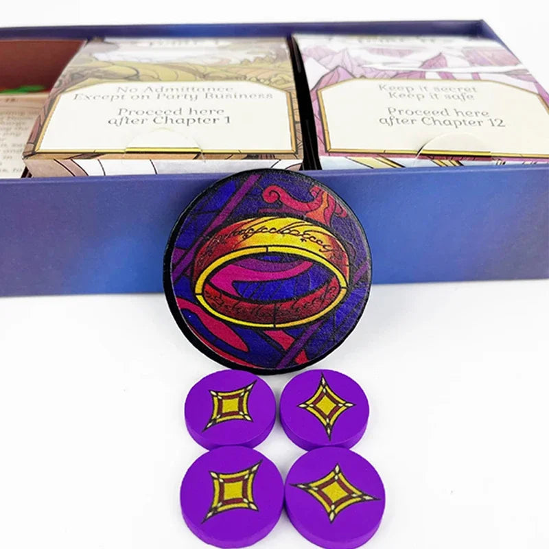 The Rings Trick-Taking Cooperative Card Game - Bilingual Strategy Board Game
