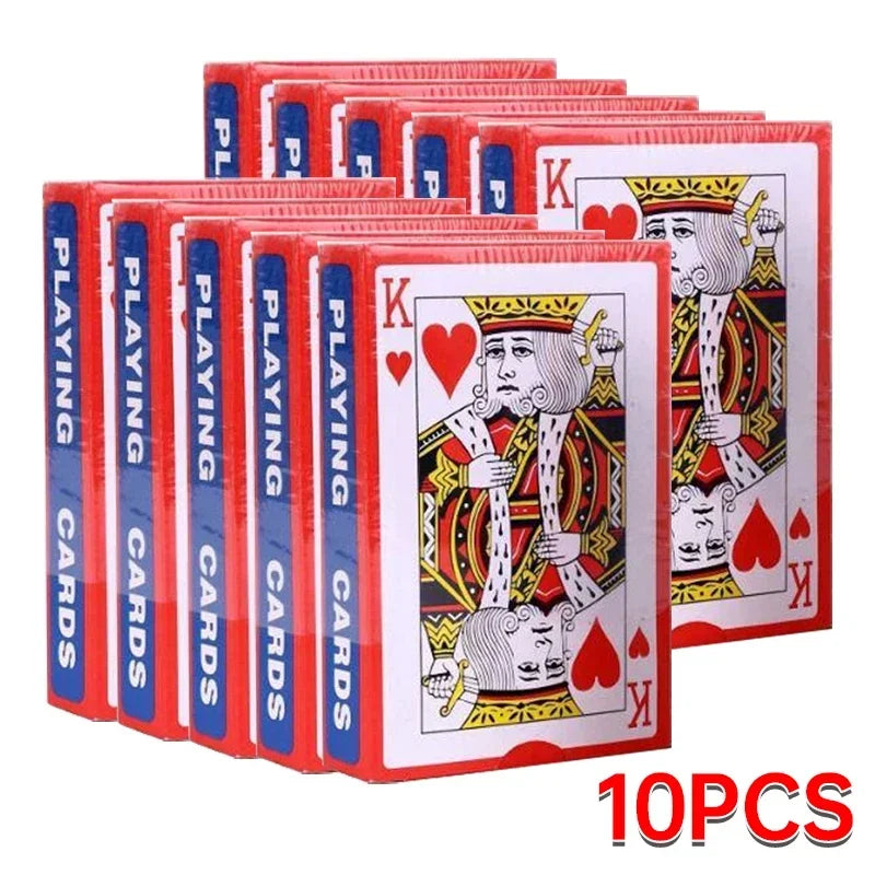 54-Card Standard Poker Deck — 1–100 Pack, 5.7 x 8.7 cm (2.24 x 3.43 in) Playing Cards for Parties & Board Games