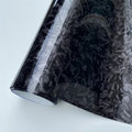Glossy Laser Forged Carbon Fiber Vinyl Wrap Self-Adhesive Waterproof Car Film - 10/20/30/50 cm x 152 cm (3.94/7.87/11.81/19.69 in x 59.84 in)