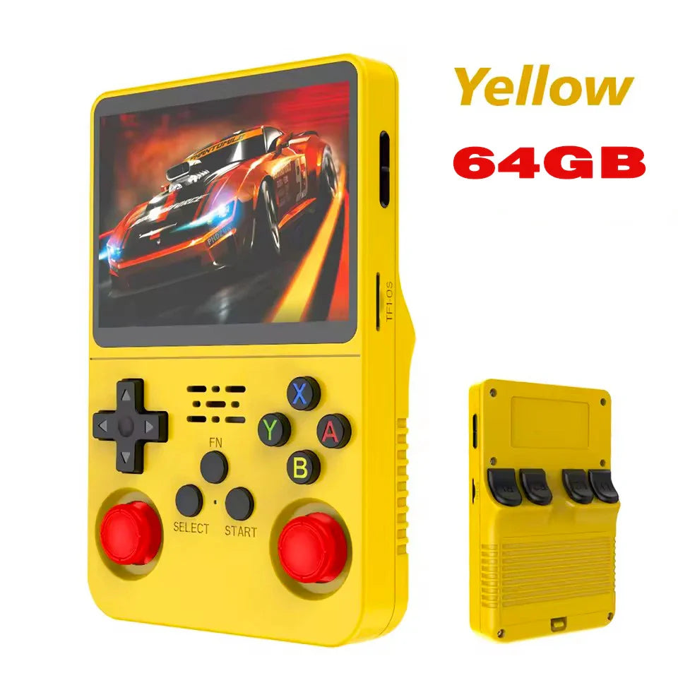 Retro Handheld Game Console 3.5-inch (8.9 cm) IPS Screen Portable Linux Video Player - 64GB/128GB, 15,000 Games