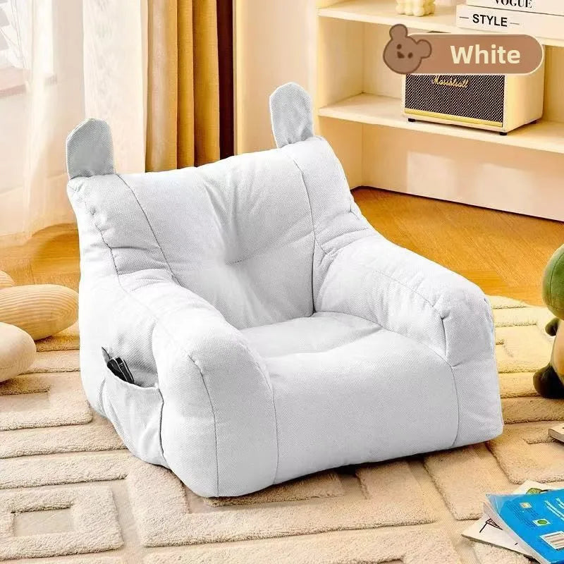 Kids Reading Nook Chair Cute Patch Toddler Armchair for Bedroom, Playroom & Study