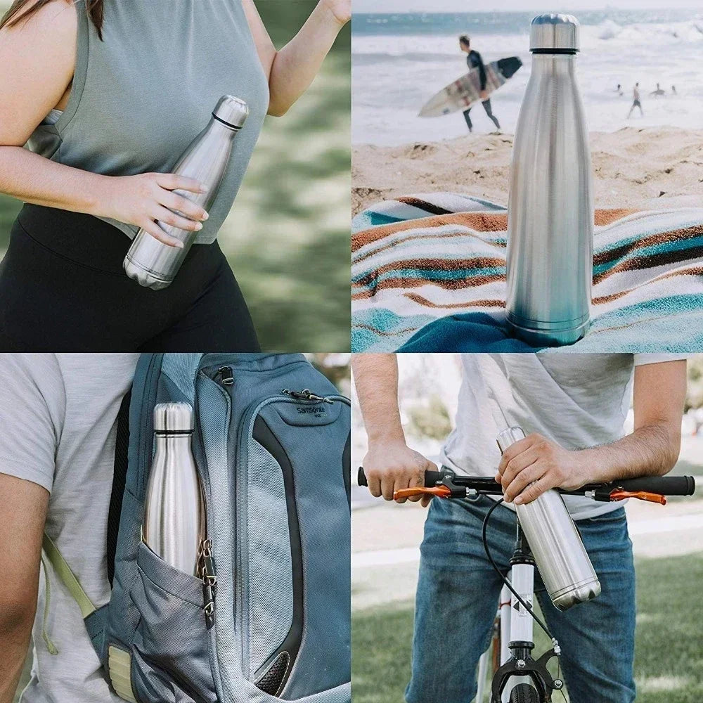 750ml (25.4oz) Diversion Water Bottle with Secret Compartment — Portable Stash, Pill Organizer & Money/Key Safe
