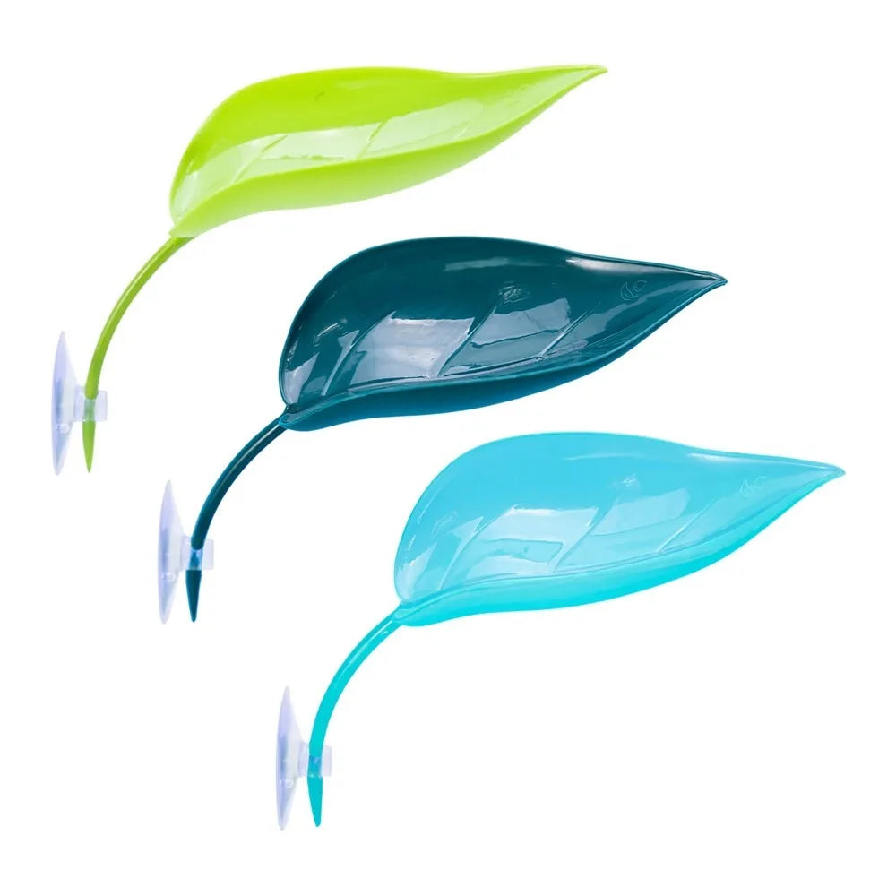 Frog Habitat Leaf Suction Cup Reptile Basking and Resting Terrace Tank Accessory Simulated Leaf for Geckos