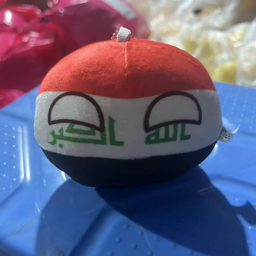 Polandball Countryball Plush Keychain 10 cm (3.9 in) 70 Designs Country Ball Pendant Stuffed Toy for Kids