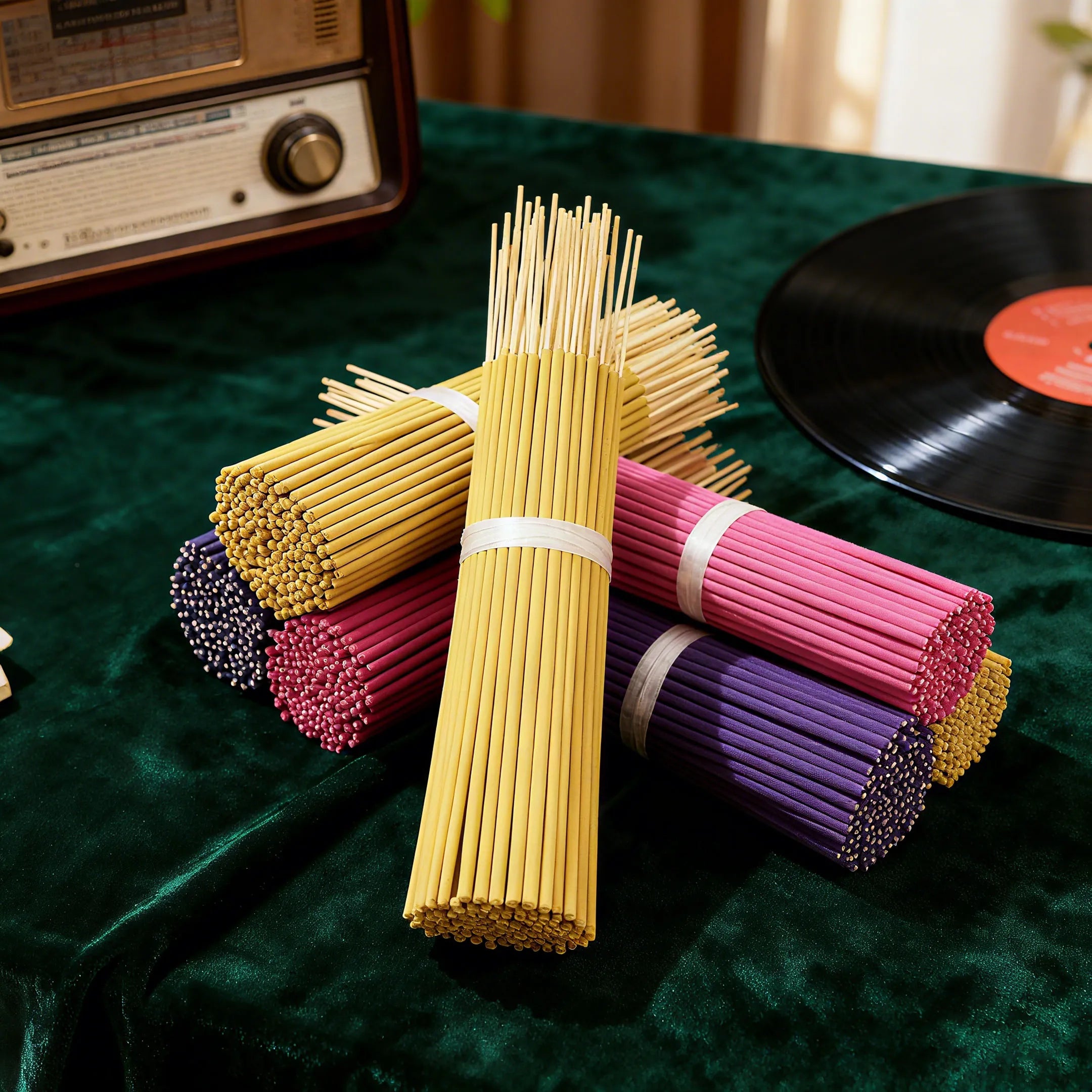 280-Pack Incense Sticks — 14-Set Assorted Scents: Lavender, Jasmine, Rose, Sandalwood, White Sage, Dragon's Blood — Long-Lasting Home & Meditation Aromatherapy
