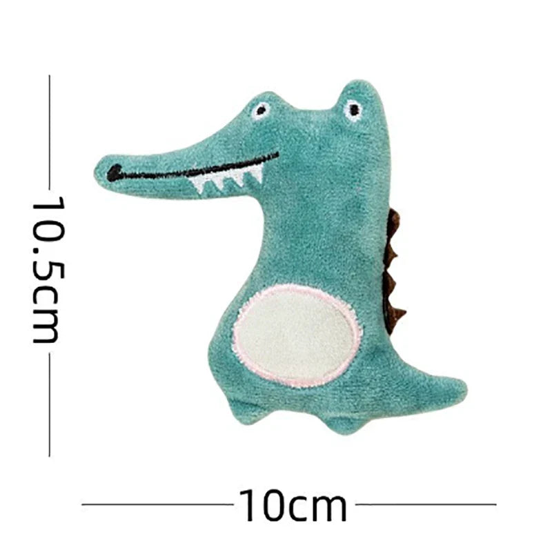 Catnip Plush Cat Toy – Cartoon Animal Dental Chew & Anti-Bite Soft Toy for Cats, Interactive Soothing Home Play
