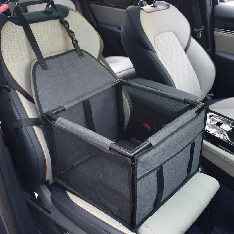 Waterproof Travel Dog Car Seat Hammock – Pet Carrier for Small & Medium Dogs (15.4 x 15.4 x 10.6 in / 39 x 39 x 27 cm)