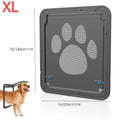 Lockable Pet Door for Dogs & Cats — Window or Gate Mount, Easy Install — Sizes L (24cm/9.4in x 29cm/11.4in) & XL (37cm/14.6in x 41cm/16.1in)
