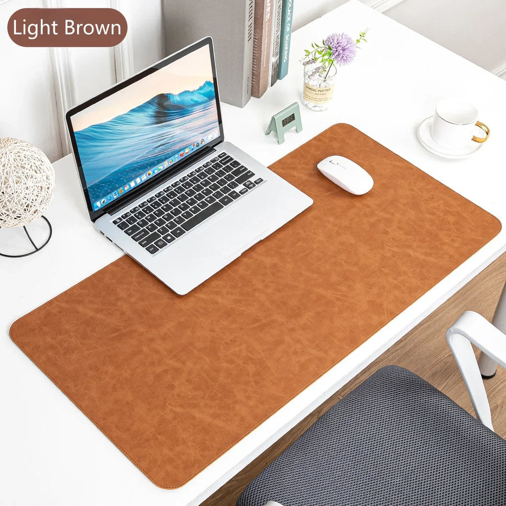 Waterproof PU Desk Mat – Large Non-Slip Mouse Pad & Keyboard Protector for Laptop and Computer