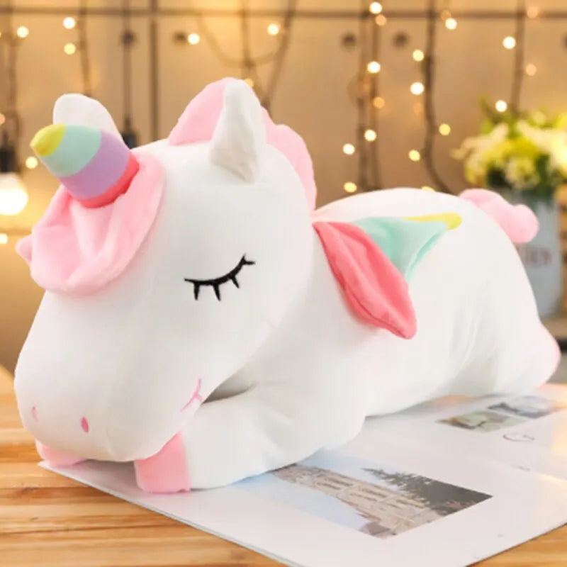 Kawaii Unicorn Horse Plush Toy - Soft Stuffed Huggable Doll 25/50 cm (9.8/19.7 in) Kids Birthday Gift