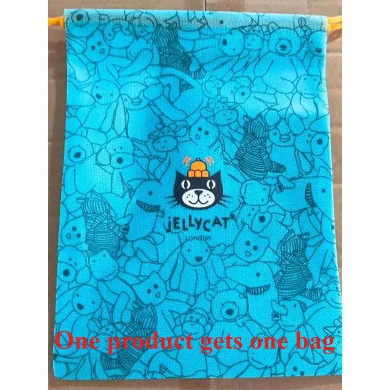Cute Plush Cotton Cat Candy Two-Tone Soft Keychain Croissant & Cherry Charms