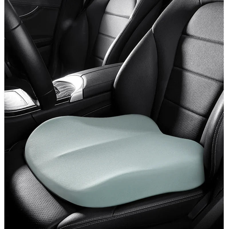 Universal Breathable Car Booster Seat Cushion - Portable Height Boost Mat for Improved Visibility and Fatigue Relief