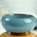 Handmade Ice Crack Ceramic Candlestick Decorative Candle Holder for Home, Party & Wedding
