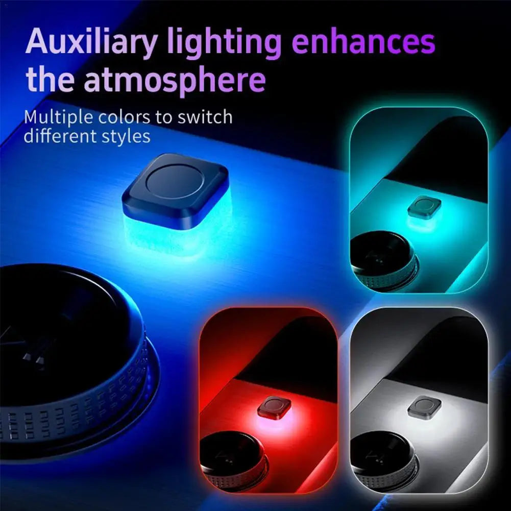 USB Car LED Ambient Light - Multicolor Adjustable Interior Atmosphere Lamp