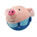 Automatic Plush Bouncing Dog Toy 5.9in (15 cm) Interactive Squeaky Self-Moving Bite-Resistant for Small & Medium Dogs