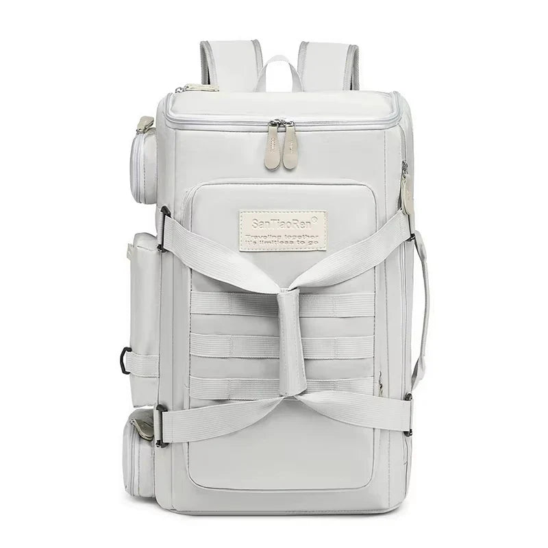 Large Capacity Sports Backpack with Wet/Dry Separation - Travel Gym Bag for Yoga, Fitness & Fishing (32 x 21 x 54 cm / 12.6 x 8.3 x 21.3 in)