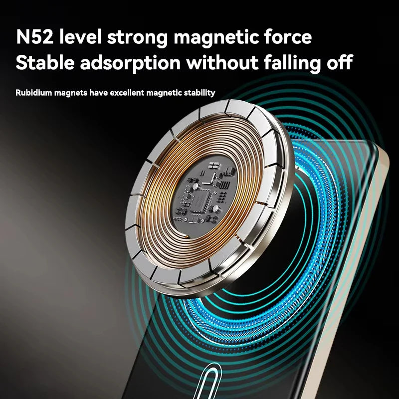Magnetic Wireless Power Bank 50,000mAh PD25W Slim Portable Charger for MagSafe iPhone & Samsung