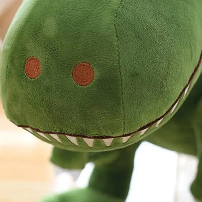 1pc 40cm (15.7in) Cartoon Dinosaur Plush Toy - Cute Tyrannosaurus Stuffed Doll for Kids Birthday Gift
