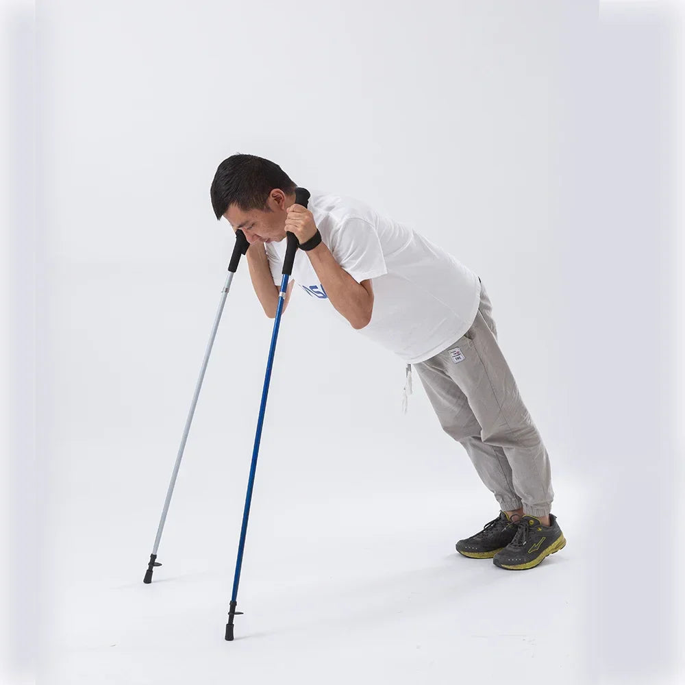 Ultra-Light Carbon Fiber Folding Trekking Pole Adjustable 110–130 cm (43–51 in) Collapsible Hiking and Walking Stick