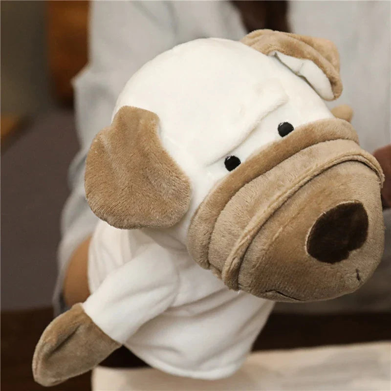 Cartoon Hand & Finger Plush Puppets — Soft Hand Puppet for Kids Party Favors & Family Fun