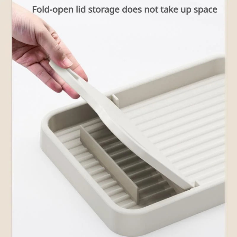 Multifunctional Pan Lid & Spoon Rest Rack - Pot Lid Holder Stand with Spatula and Spoon Storage