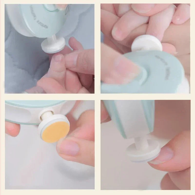 Electric Baby Nail Trimmer & Polisher Kit – Infant Nail Clipper for Newborns and Babies