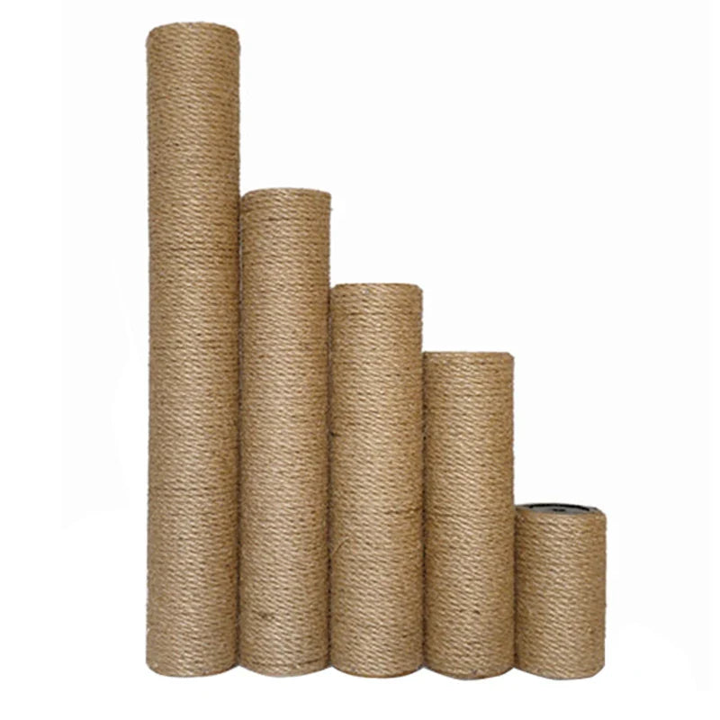 Cat Tree Replacement Scratching Post – Sisal Rope Climbing Post for Cat Tower, Multiple Lengths 12.5–50 cm (4.9–19.7 in), 7 cm Diameter