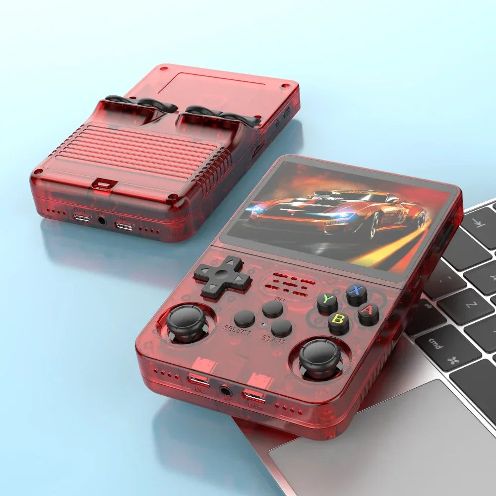 Open Source Retro Handheld Game Console Linux Portable Pocket Player 3.5-inch (8.9 cm) IPS Screen, 64GB or 128GB Preloaded Games