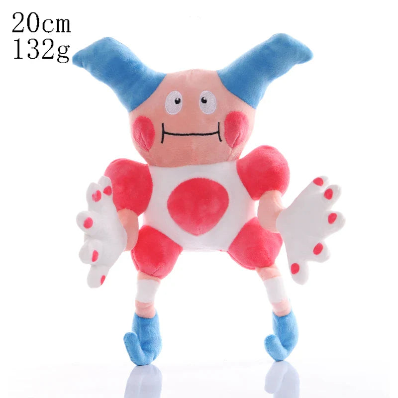 Pikachu & Friends 8 in (20 cm) Plush Stuffed Animal — Pikachu Charmander Squirtle Bulbasaur Eevee Scorbunny Gengar Snorlax Christmas Gift