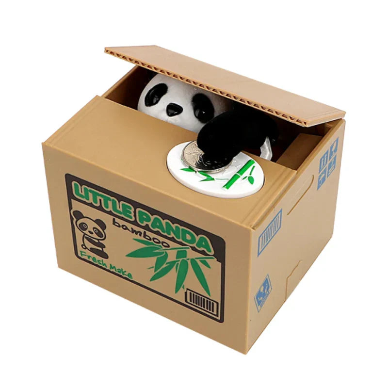 Interactive Electronic Cat Coin Bank — Money-Eating Piggy Bank Toy for Kids, Cute Savings Gift