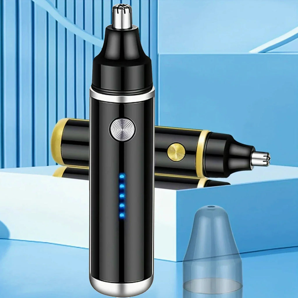 Rechargeable Electric Nose Hair Trimmer - Washable Automatic Painless Unisex Groomer