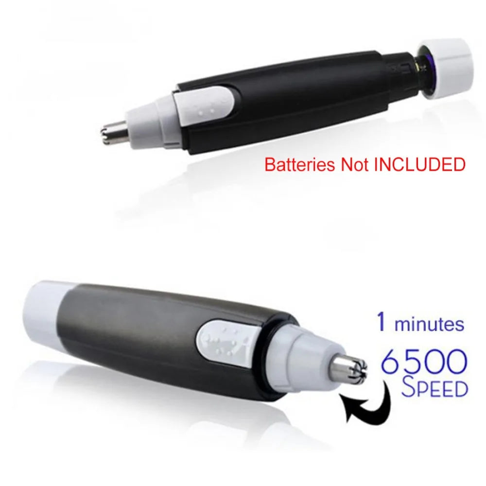 Rechargeable Nose & Ear Hair Trimmer Groomer – Cordless Facial Hair Clipper for Men & Women