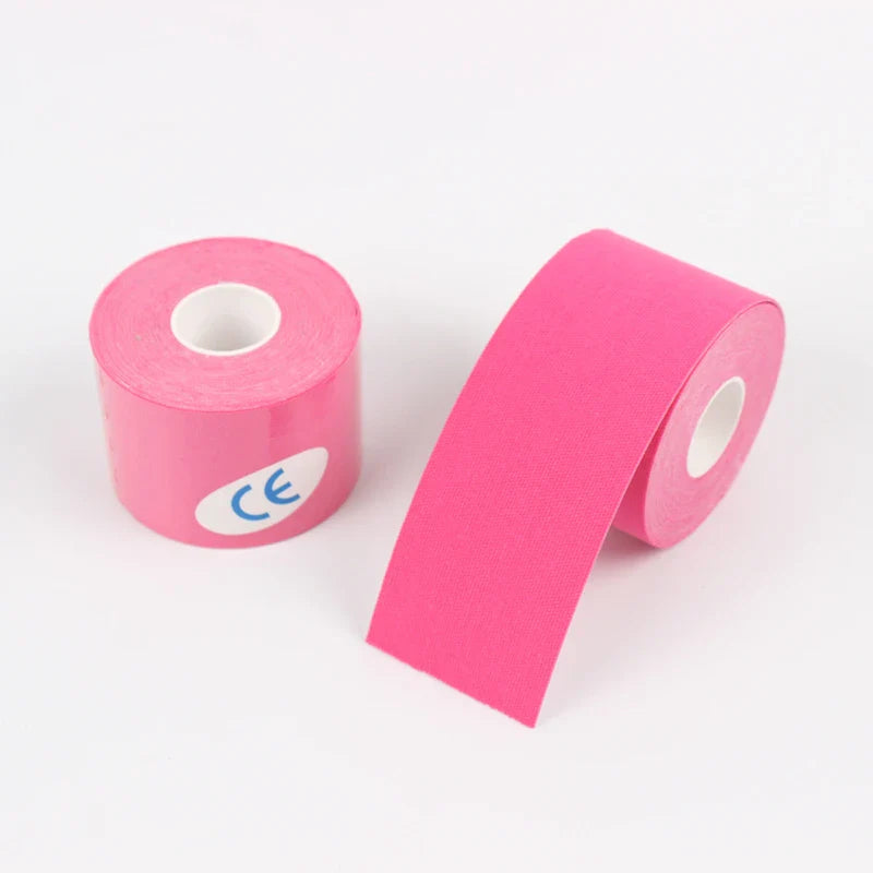 Kinesio Tape Elastic Sports Kinesiology Tape for Muscle & Knee Pain Relief - Athletic Recovery 2.5/5/7.5/10 cm (1/2/3/4 in)