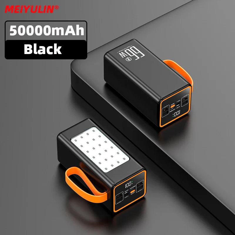 50000/30000mAh High-Capacity Power Bank 22.5W USB-C Fast Charging Portable External Battery for iPhone Samsung Xiaomi