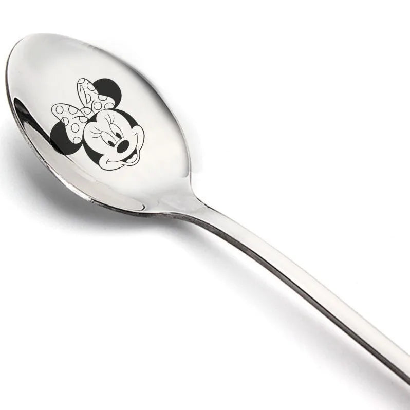 Kawaii Stitch Cartoon Metal Table Spoon – Cute Spoon for Birthday Party Gifts
