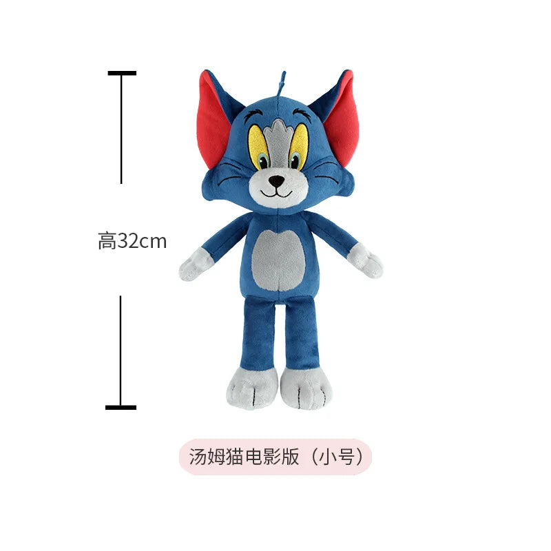 Tom and Jerry Plush Toy - Cat & Mouse Stuffed Animal, Multiple Sizes 5–13 in (13–32 cm)