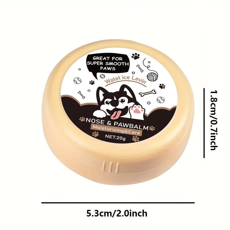 20g (0.7 oz) Dog Nose & Paw Balm, Paw Protector Moisturizing Gel for Dogs & Cats, Crack Repair