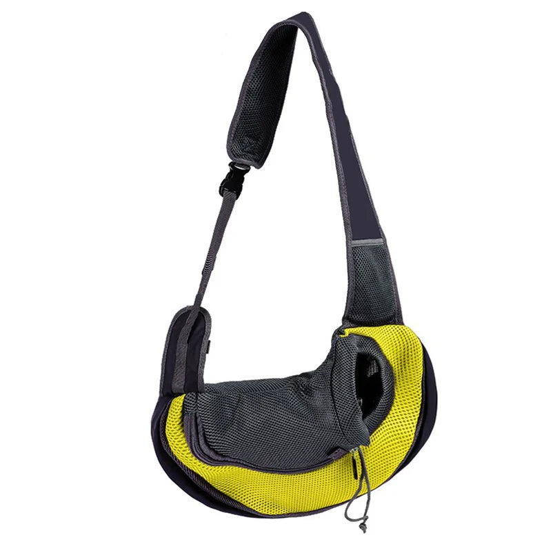 Crossbody Pet Carrier Sling Backpack – Breathable Thickened Nylon for Small Dogs & Cats