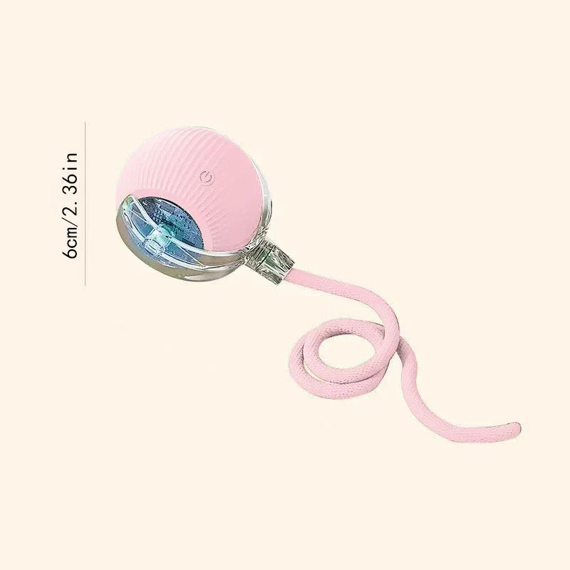 Interactive Rechargeable Pet Ball Toy USB — Automatic Moving Bouncing Ball for Puppies & Kittens, 5.2 cm (2.05 in)